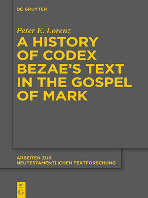 cover image of A History of Codex Bezae's Text in the Gospel of Mark